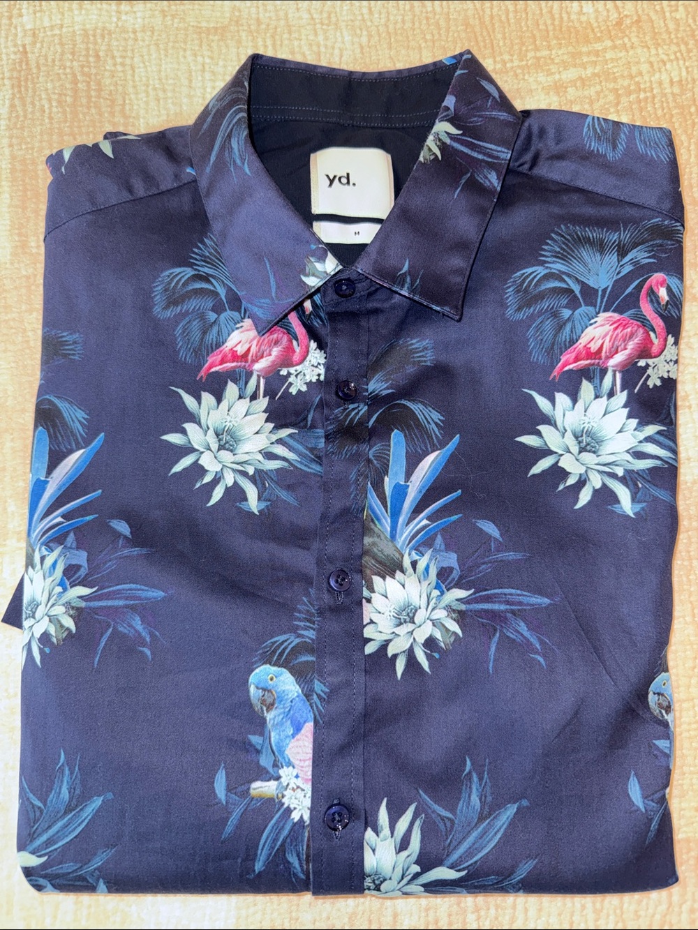 Australian Men’s Wear Brand YD. Tropical Print Shirt